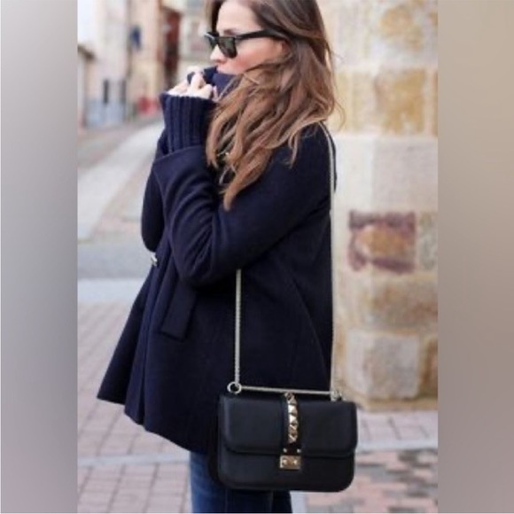 NEW Valentino Garavani Gold Rockstud Glam Lock Crossbody Flap Bag - Picture 15 of 15